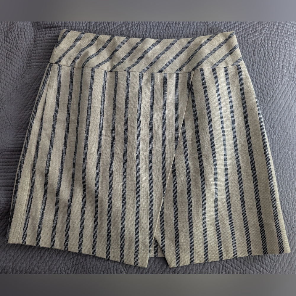 J. Crew Linen Wrap Skirt